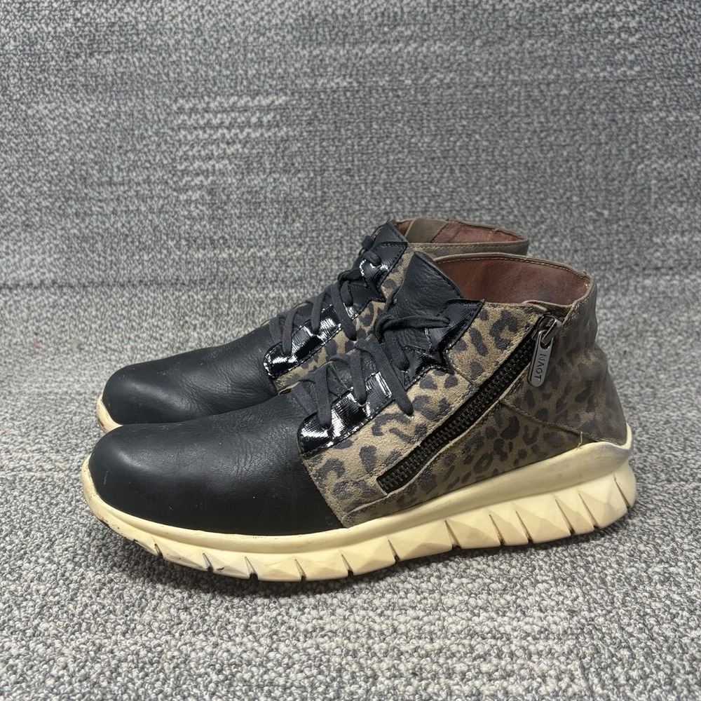 Naot Polaris Women's Cheetah Leather High Top Sneakers Approx US 10-10.5 EU 41